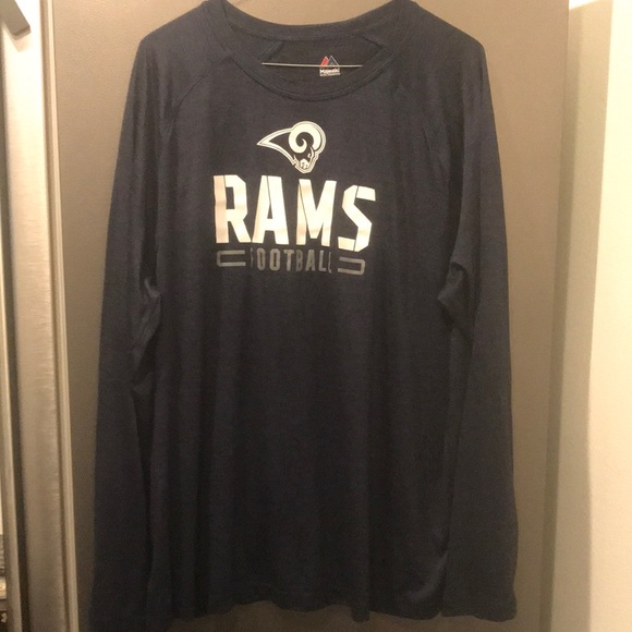 Rams Football Long Sleeve Shirt Sz XL - Picture 2 of 7